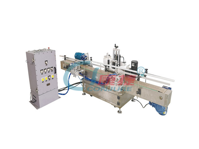 KJ-05CTB 5L圓桶防爆定位貼標(biāo)機(jī)